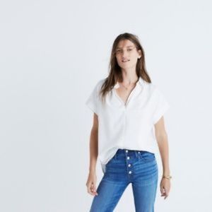 Madewell White Button Up